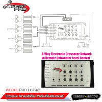 ✨ของแท้100%✨LANZAR PRO รุ่นPRO HOX4B ชุดCrossoverปรับแต่งเสียงคุณภาพดี 4ชาแนล คลอสปรับเสียง เครื่องปรับแต่งเสียงและประมวลผลระบบดิจิตอล