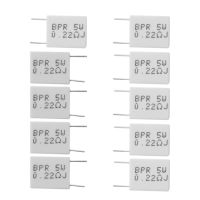 10ชิ้น0.22R 5 W 5% ตัวต้านทานซีเมนต์0.22Ohm ตัวต้านทานแบบไม่เหนี่ยวนำ BPR56