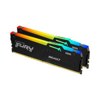 KINGSTON // RAM DDR5(4800) 32GB (16GBX2) FURY BEAST RGB (KF548C38BBAK2-32)