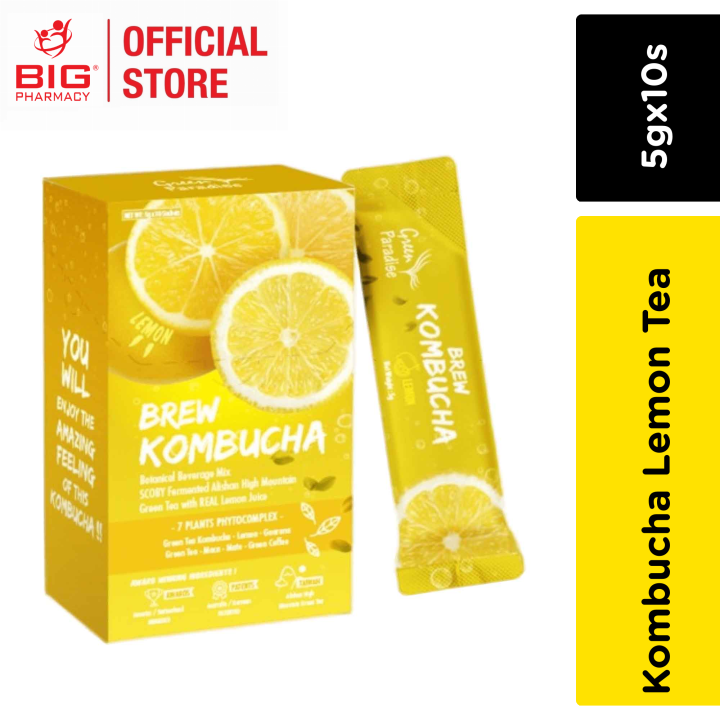 Green Paradise Kombucha Lemon Tea 5g x 10s Lazada