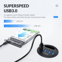 ORICO DESK-4U 5Gbps High Speed USB HUB Splitter Multi USB 3.0 Ports Desk Mount Adapter For PC Tablet Phone