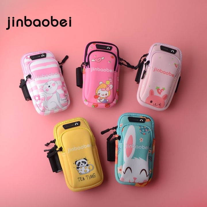 jinbabebei-กระเป๋าคาดแขนใส่โทรศัพท์วิ่งฤดูร้อนปลอกแขนใส่สำหรับเล่นกีฬากระเป๋าโทรศัพท์เคลื่อนที่ที่เก็บแขนกระเป๋าแขนข้อมือฟิตเนสหญิง