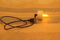 4Pcs USB Rechargeable Electronic Bougies Decorative Tea Light Led Candle Waxless Christmas Wedding Bar Home Party Decor-Amber