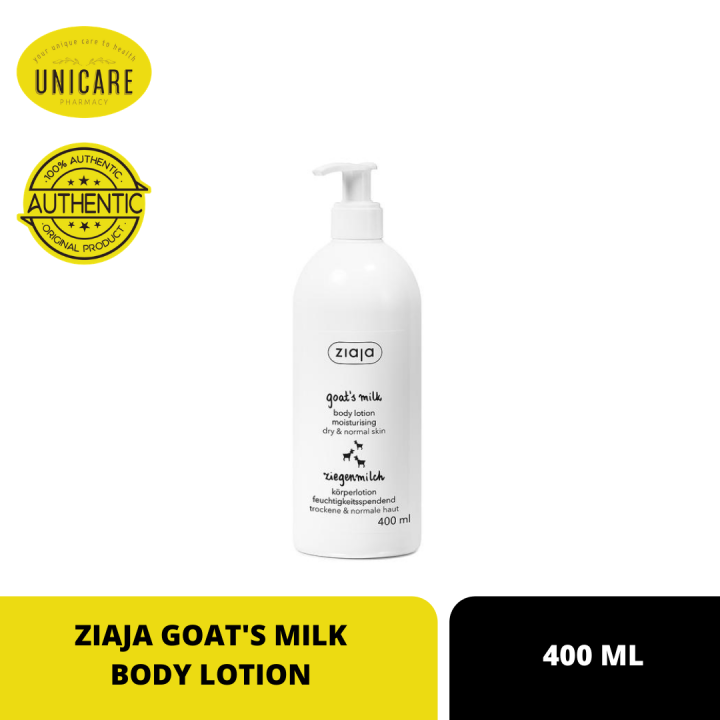 ZIAJA GOAT'S MILK BODY LOTION 400ML Lazada