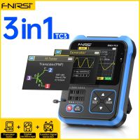 FNIRSI DSO-TC3 Digital Oscilloscope 3 in 1 Function Signal Generator Transistor Tester Voltage Test 500KHz 10MS/s