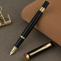 【❂Hot On Sale❂】 ORANGEE Hero 3802ปากกาหมึกซึมปากกาเจลปลายแหลม0.5Mm Gold Trim Converter ที่ใส่ปากกาออฟฟิศอุปกรณ์การเรียน Penna Stilografica