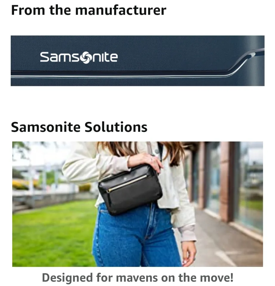 Samsonite Mobile Solution RFID Convertible Waist Pack - Black