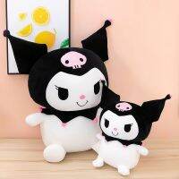 ตุ๊กตา Kulomi หมอนนุ่มขนาดใหญ่สไตล์ญี่ปุ่น Kuromi ตุ๊กตาตุ๊กตาปีศาจเมโลดี้ของเล่นของขวัญสำหรับเด็กผู้หญิง