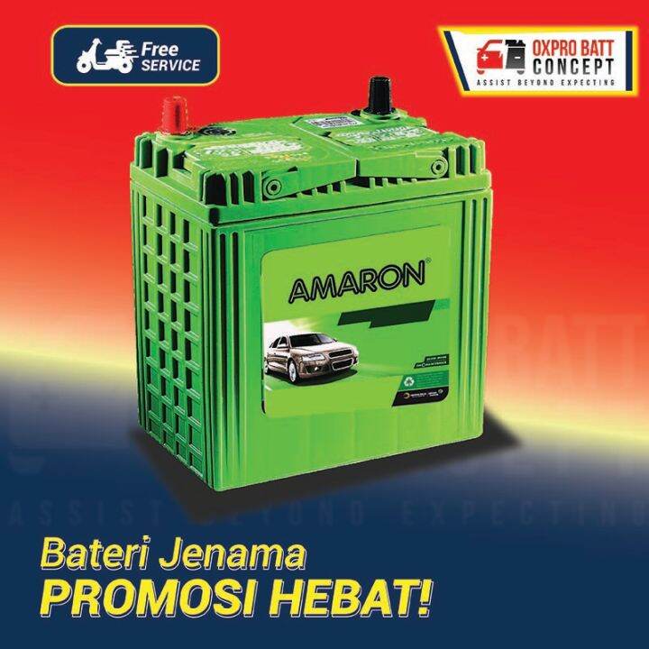 AMARON GO NS40ZL CAR BATTERY 38B20L #Myvi #Alza #Viva #Kancil # ...