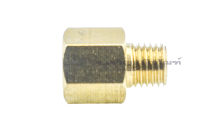 ข้อต่อตรงทองเหลือง M8x1.0 M10x1.0 ข้อต่อเกลียวนอกใน เกลียวแป๊บ Male x Female Brass Pipe Fitting