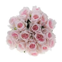 18pcs Head Artificial Flowers Silk Flower Wedding Decoration