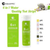 Plant Tank 6 In 1 Water Quality Test Strips Aquarium PH NO3 NO2 CL GH KH Tester Paper Fishing Equipment Pet Products Accessories