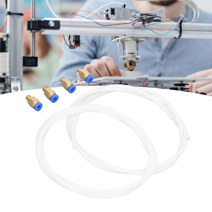 ตัวเชื่อมต่อแบบนิวแมติกทองเหลืองปลอดสารพิษชุดท่อ-ptfe-แบบนิวเมติกสำหรับเครื่องพิมพ์-3d