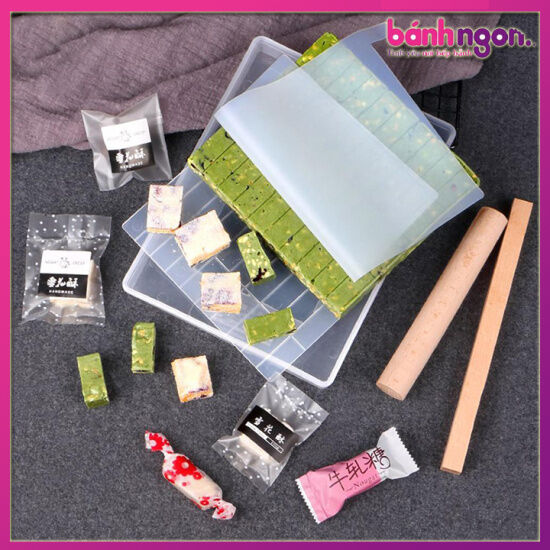 Bộ khuôn làm kẹo nougat đế rời 5 chi tiết 60 viên - ảnh sản phẩm 1