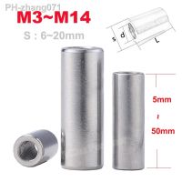 1-10pcs Round Coupling Nuts M3 M4 M5 M6 M8 M10 M12 M14 304 Stainless Steel Extend Long Round Coupling Nut Connection Thread Nut