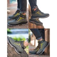 Waterproof Safety shoesboots Breathable lightweight Steel toe cap Work shoes outdoor hiking shoes Kasut keselamatan