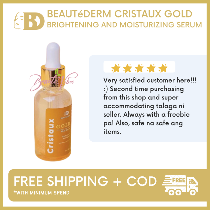 Beautederm Cristaux Gold Elixir Brightening and Moisturizing Serum