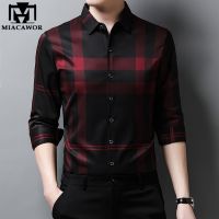 【Hot Sale】embellishembellishใหม่ HighMen เสื้อ Slimlkshirt ฤดูใบไม้ผลิแขนยาว CasualShirts Camisa Masculina C728