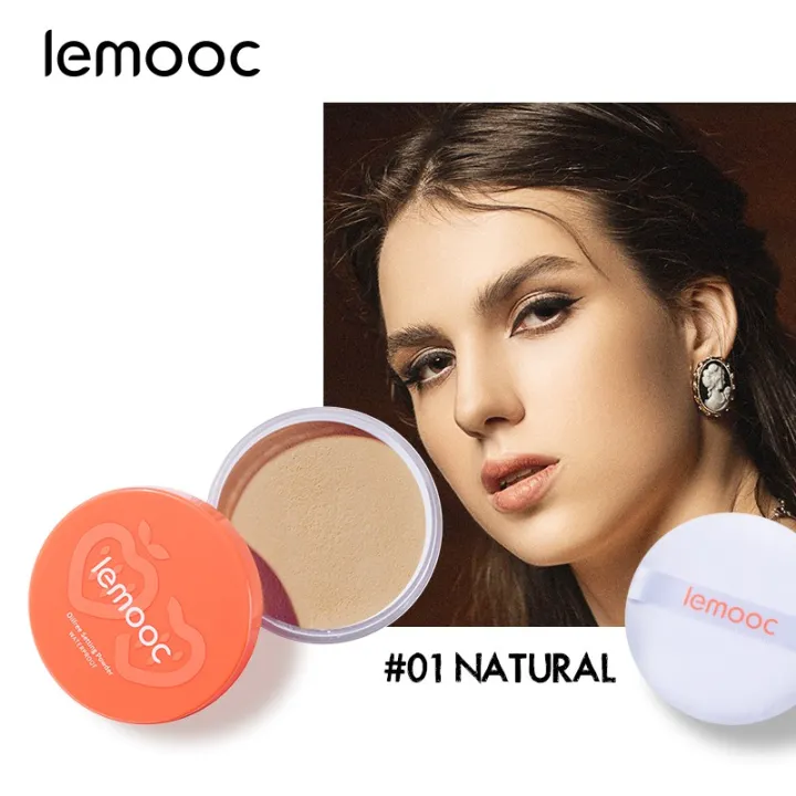 LEMOOC Face Oil Control Powder Loose Powder Loose Setting Makeup Powder