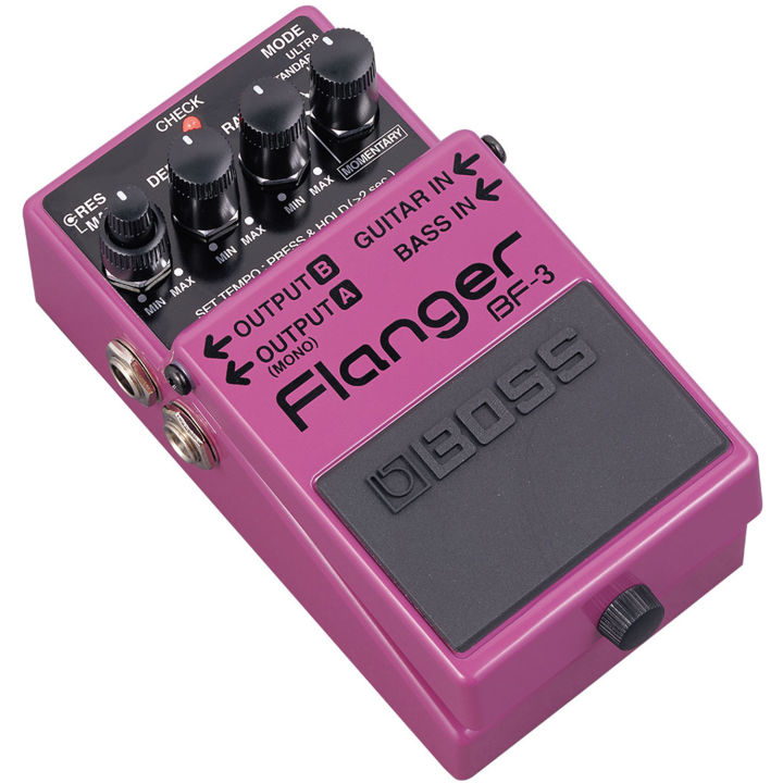 boss-bf-3-flanger-เอฟเฟคกีตาร์-เสียง-flanger-แยกช่องเสียบกีตาร์-เบส-มี-tap-tempo-ในตัว-แถมฟรีถ่านพร้อมใช้งาน