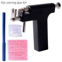 Professional Gun Piercing Stainless Steel Body Navel Ear Nose Piercing Gun With 98pcs Ears Studs Tool Kit Top Quality Jewelery Electrical Connectors