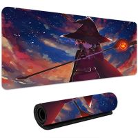 Megumin Mouse Pad เครื่องเกม อุปกรณ์สำนักงาน แผ่นรองโต๊ะเกม แผ่นรองเมาส์น่ารัก