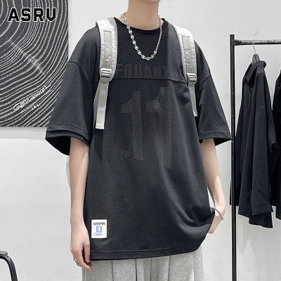 ASRV เสื้อยืดผู้ชาย เสื้อผ้าผู้ชาย t shirt for men เสื้อยืดสำหรับผู้ชาย,ใหม่เสื้อยืดคอกลมพิมพ์ลายมีเอกลักษณ์เสื้อกีฬาแขนสั้นสำหรับวัยรุ่นมาตรฐานระบายอากาศได้ดี