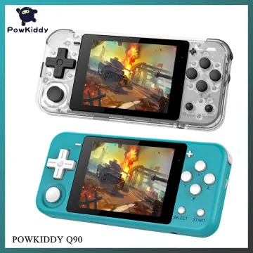 Powkiddy Q90 Retro Game Console 3-inch IPS screen Nostalgic retro mini  handheld game console 64G 10000 Games kids gift