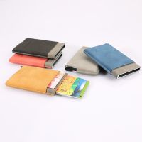 Automatic card case ms card box of male business card package creative fashion hooking up womens rfid --A0509