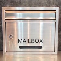 ตู้จดหมาย ตู้จดหมายติดผนัง สแตนเลสเกรด304 Mailbox ตู้ไปรษณีย์ สินค้าคุณภาพ ราคาถูกM-001-3