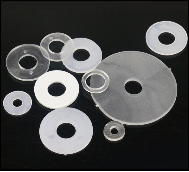 Clear Plastic washer PVC plastic ring  gasket Clear transparent screw bolt spaer ring fastener pads flat washer Nails  Screws Fasteners