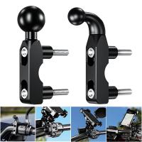 ☒◈✣ 1 inch Ball Head Adapter Motorcycle Handlebar Brake Clutch Control Mount 17mm 25mm Ballhead Base for insta360 x3 x2 Accessories