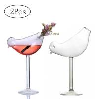 2PcsSet Bird Champagne Glass Creative Molecular ed Cocktail Goblet Glasses Party Bar Drinking Cup Win Cup 150ml