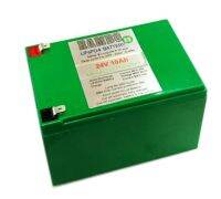 Lithium iron Phosphate  Lifepo4 battery แบตเตอรี่ลิเที่ยมฟอสเฟต 24V 10Ah พร้อมใช้ + BMS ควบคุม จ่ายกระแสสูงสุด 40A