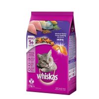 Whiskas Pockets Adult Mackerel วิสกัสพ็อกเกต รสปลาทู 1.2Kg