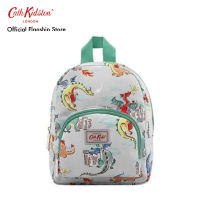 Cath Kidston Kids mini rucksack with chest strap Dragons Soft Grey กระเป๋า กระเป๋าสะพาย กระเป๋าสะพายหลัง กระเป๋าเป้ กระเป๋าแคทคิดสตัน