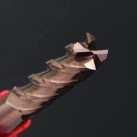 1ชิ้น Hrc60ตัด Endmill 65 4ขลุ่ยโลหะอัลลอยทังสเตนคาร์ไบด์หัวสว่านตัวเหล็กเจาะ6Mm 8Mm 10Mm 12Mm อุปกรณ์เจาะ