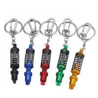 Key Rings Shock Spring Absorber Model Universal Car Key Chains Decoration Keyring Auto Keychain Pendants Interior Accessories