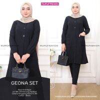 COD DSGERTRYTYIIO Ajr- GERMAS // GEONA SET Latest Settings Tunic And Pants For MUSLIMAH Women by MUMUFASHION SOLO