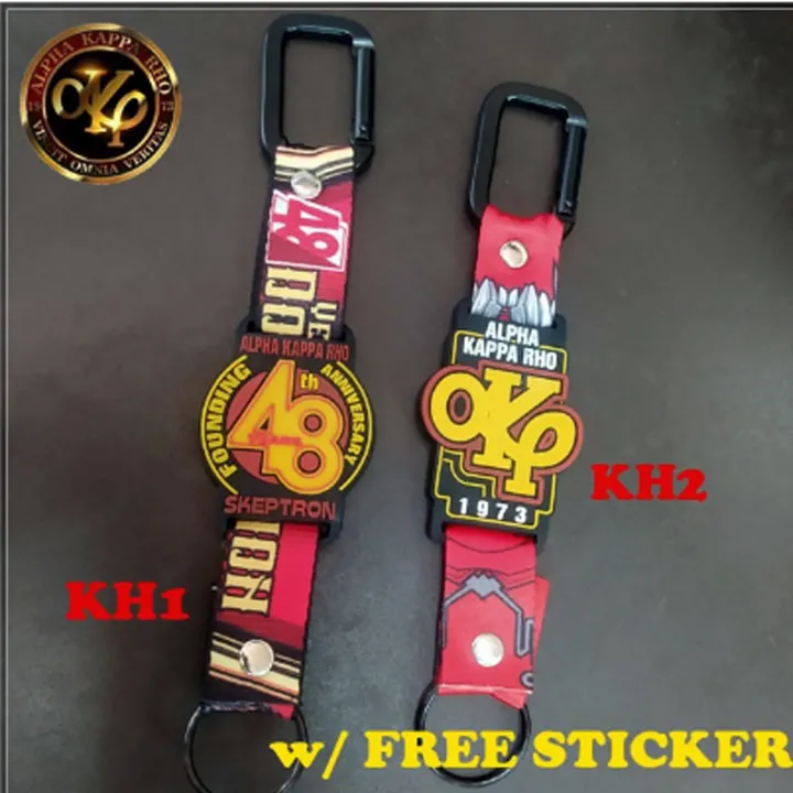 Alpha Kappa Rho Akp Akhro Skeptron Key Holder KeyHolder MC Motorcycle ...