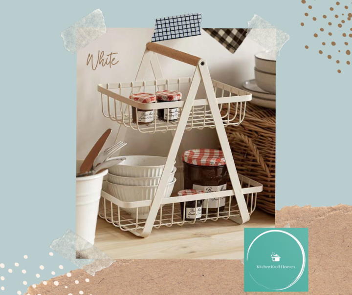 2Tier Countertop Basket Organizer Lazada PH