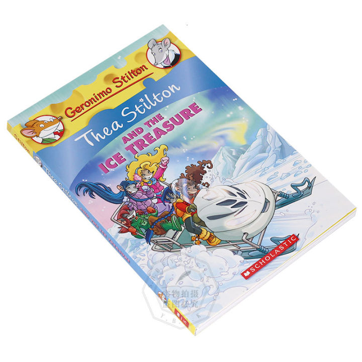 9-thea-stltonและice-treasure-theaและglacier-treasureหนังสือสำหรับเด็กการอ่านภาษาอังกฤษสำหรับเด็กปกอ่อนสีเต็มรูปแบบขั้นสูง