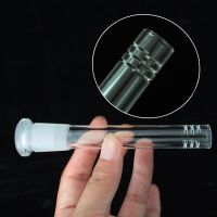 【CC】☄  Glass Downstem Diffuser Pipes with Cuts for Banger Accessory Hookah Accessories