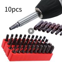 10 ชิ้น/ล็อต 1/4 นิ้ว S2 โลหะผสมเหล็ก 25 มม. ยาว Magnetic Torx ไขควง Bits ชุดเครื่องมือ T6 T8 T10 T15 T20 T25 T27 T30 T35 T40-pangyh