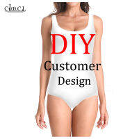 DIY Customize Summer One-Piece Swimsuits Women AnimalPhotoStarSingerAnimeFlower 3D Printed Sexy One-Piece Suits Swimwear