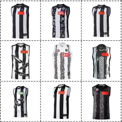 [hot]Collingwood Jersey Size:S-XXXL 2020-2021-2022-2023 / Rugby Guernsey Away Home Mens / Anzac Indigenous - / Magpies