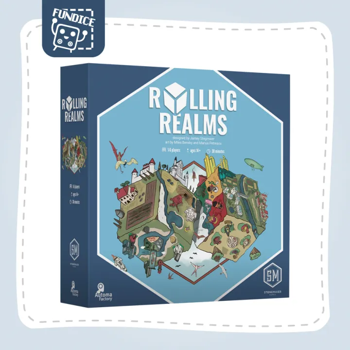 Fun Dice Rolling Realms Board Game Lazada.co.th