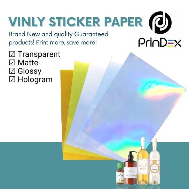 Tgxj04021nye A4 Size Inkjet Printable Vinyl Sticker Paper Hologram 