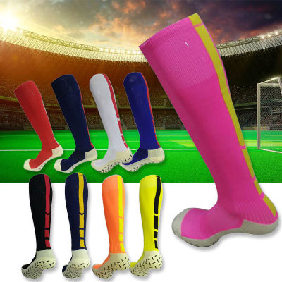 Anti-skid Football Stockings Cycling Long Soccer Socks Winter Leg Warmers Thickened Cotton Sports Socks For Adult Men and Women
