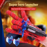 Spider-Man Glove Web Shooter Dart Blaster Launcher Toy Kids Spiderman Costume V3W3